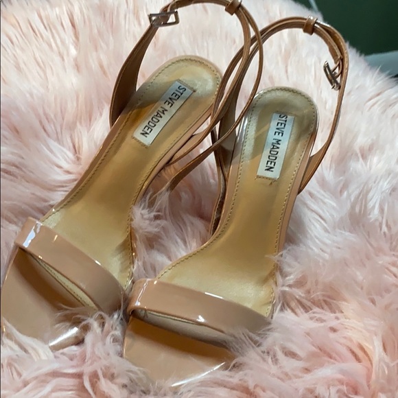 Steve Madden heels, barely worn, nude - Picture 2 of 5